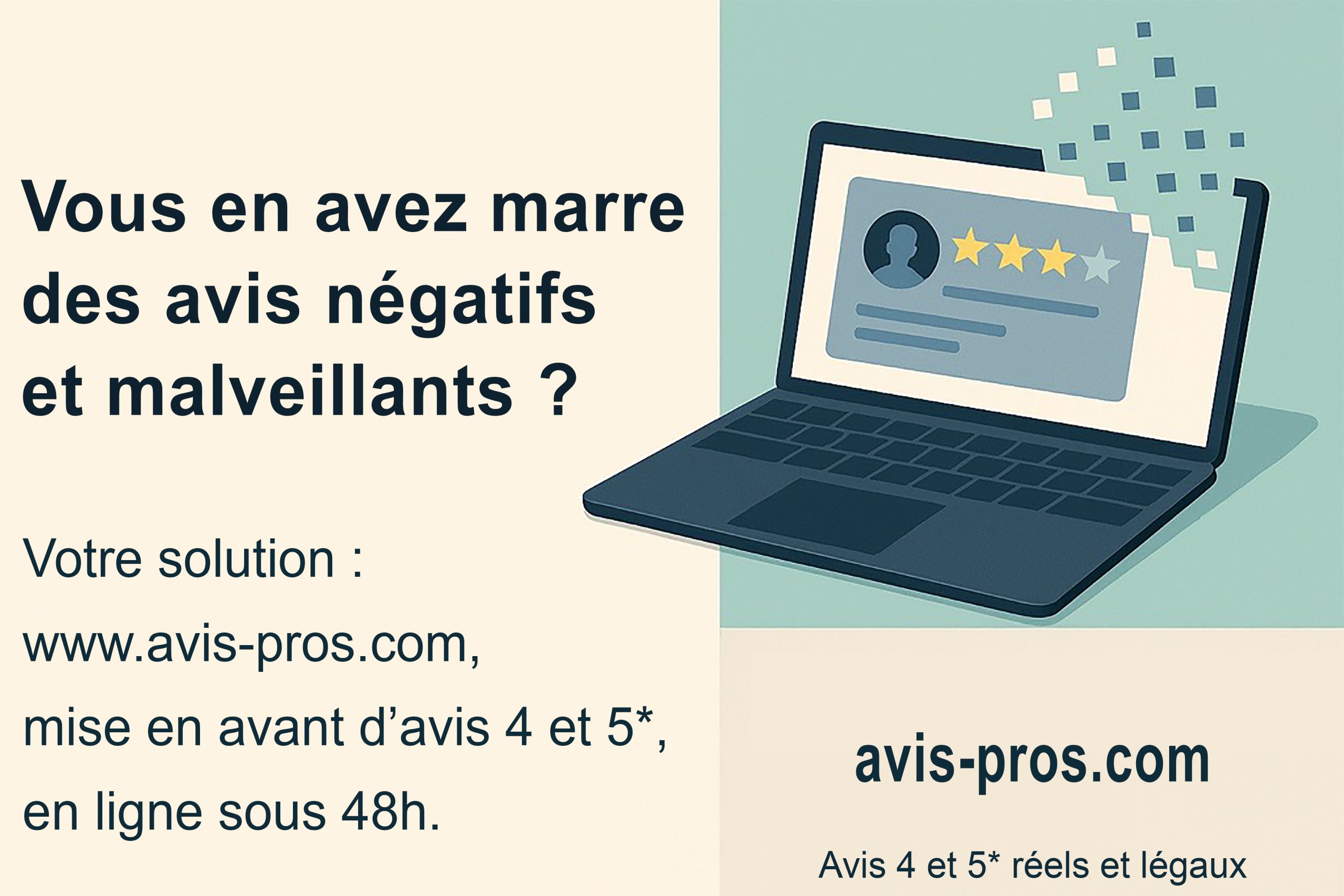 supprimer des avis négatifs